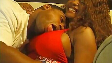 Big Breasted Ebony Goddess Gets Her Asshole Fucked By Muscular Black Stud