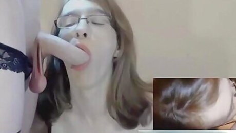 Double Of A Hot Transsexual Pov Blowjob