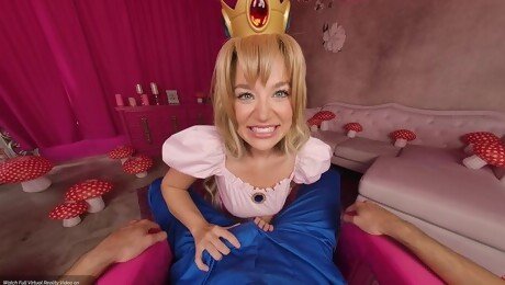 Sexy Blake Blossom Gets Pounded Hard In Mario Princess Peach Cosplay HD Porn Parody