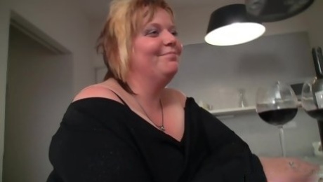 Horny BBW is having wild sex with a younger guy and enjoying every single second of it